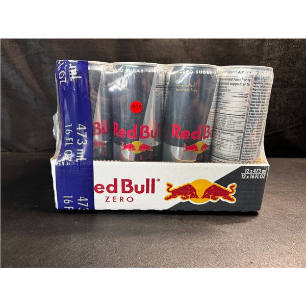 Case of 12x473ml Red Bull Zero Sugar - Exp 25-04-22