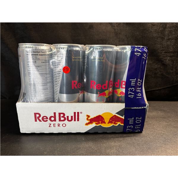 Case of 12x473ml Red Bull Zero Sugar - Exp 25-04-22