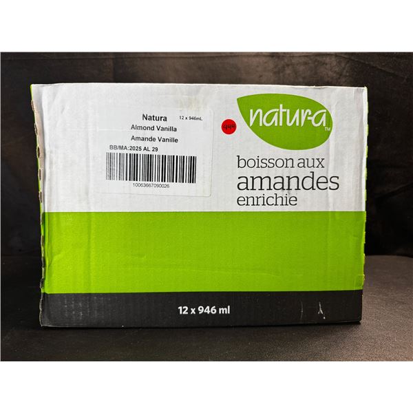 Case of 12x946ml Natural Almond Vanilla Beverage - Exp 25-4-29