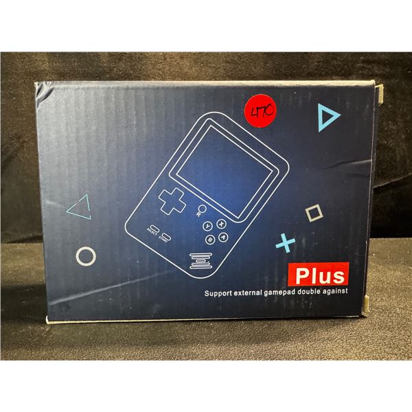 1 Mini Retro Handheld Game Box with 400+ Retro Games - Blue - New