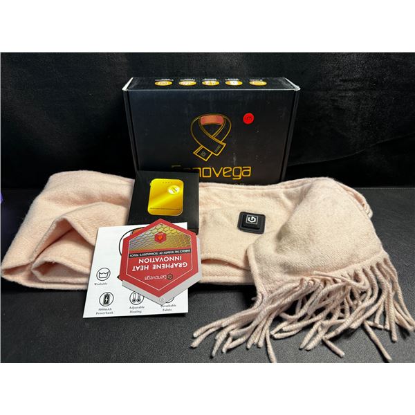 1 Genovega Pink Heated Scarf with Battery - New