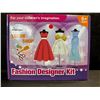 Image 1 : 1 Kids Ages 6+ Fashion Designer Kit with Mini Mannequins and Sewing Kit - New