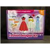 Image 1 : 1 Kids Ages 6+ Fashion Designer Kit with Mini Mannequins and Sewing Kit - New