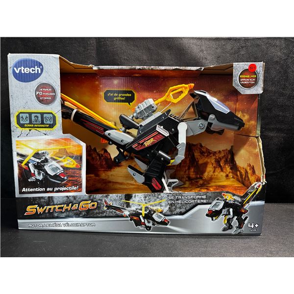 1 Vtech Switch&Go Transforming Velociraptor Racer Toy - New