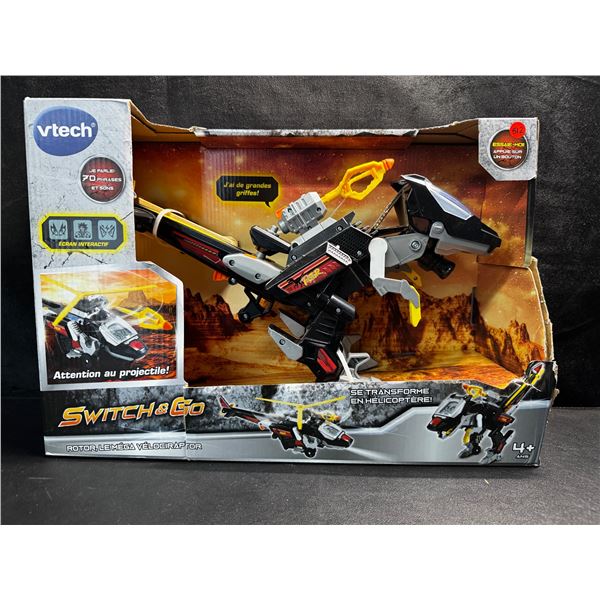 1 Vtech Switch&Go Transforming Velociraptor Racer Toy - New