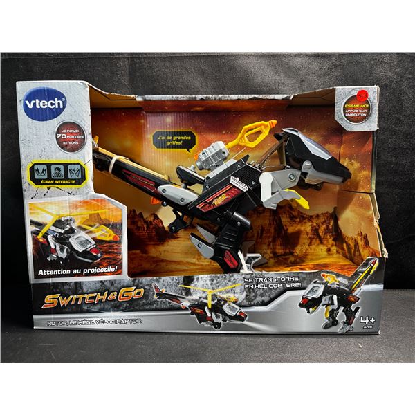1 Vtech Switch&Go Transforming Velociraptor Racer Toy - New