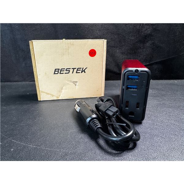 1 Bestek 150W Inverter with USB and Single 110V Outlet - New