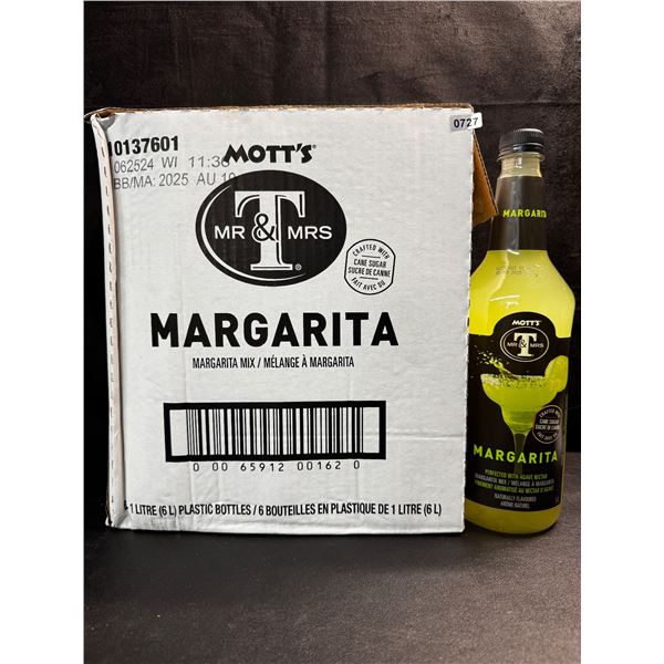 1 Case of 6-1L Bottles of Motts Margarita Mix - New