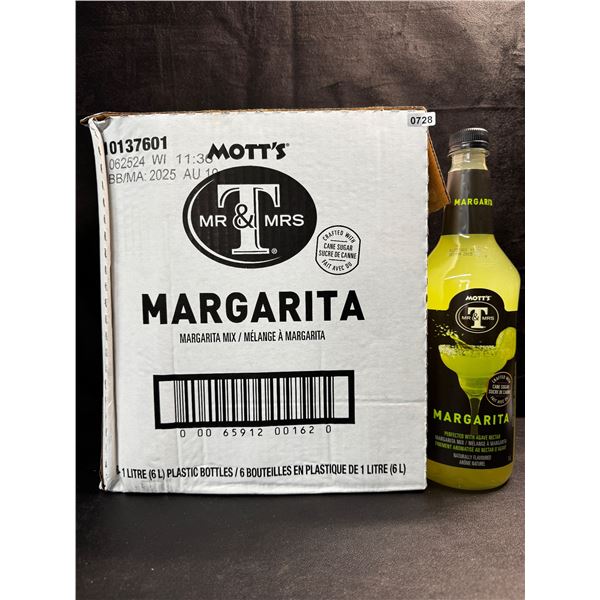 1 Case of 6-1L Bottles of Motts Margarita Mix - New