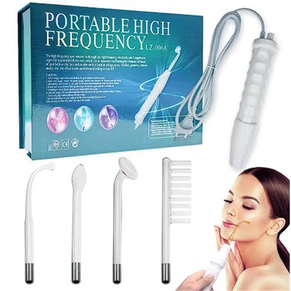 1 Portable High Frequency Beauty Facial Skin Care Wand/Device (Model: LZ-006A) - New Sealed