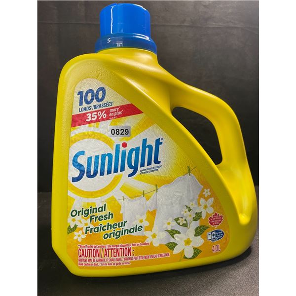 1 Large Jug of Sunlight Original Fresh Liquid Laundry Detergent - 4.0L (100 Loads) - New