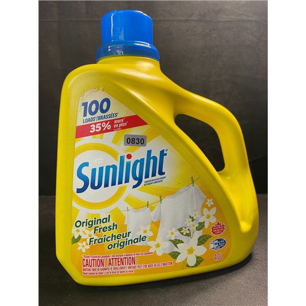 1 Large Jug of Sunlight Original Fresh Liquid Laundry Detergent - 4.0L (100 Loads) - New