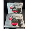 Image 1 : 2 Packs of Tassimo Nabob Bold Gastown Grind Coffee Single Serve T-Discs - 153g Each - BB: NOV 2025