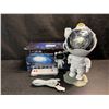 Image 2 : 1 Astronaut Star Projector Lamp with Remote - New