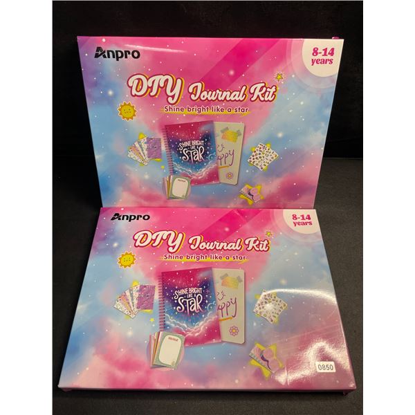 2 DIY Journal Kits for Girls - New