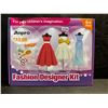 Image 1 : 1 Kids Ages 6+ Fashion Designer Kit with Mini Mannequins and Sewing Kit - New