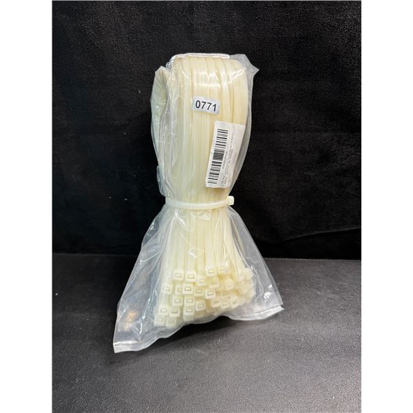 1 Pack of 100 18inch Multipurpose Zip Ties - New