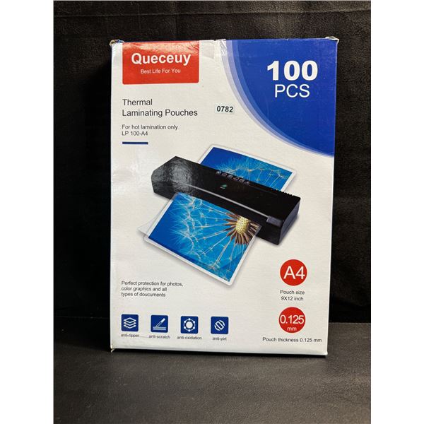 1 Pack of 9x12inch Thermal Laminating Pouches - 100PCS - New