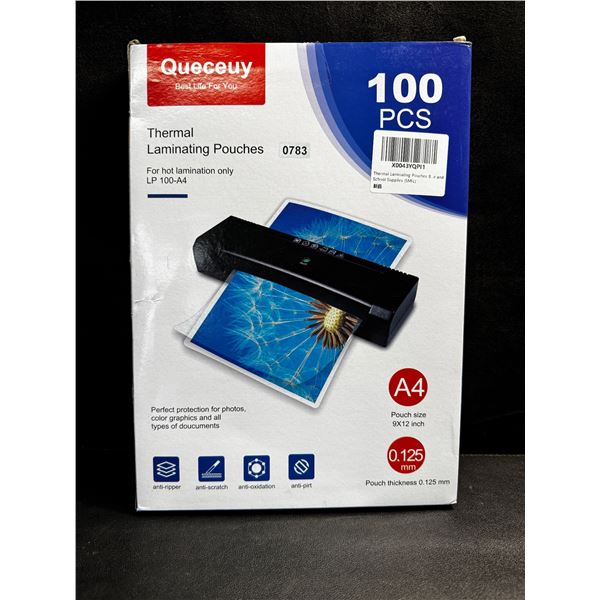 1 Pack of 9x12inch Thermal Laminating Pouches - 100PCS - New