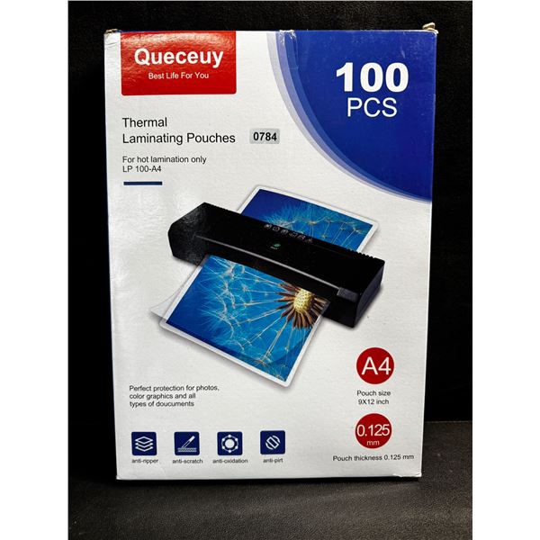 1 Pack of 9x12inch Thermal Laminating Pouches - 100PCS - New