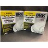Image 1 : 2 BRK 9120BA Hardwired Smoke Alarms with Battery Backup - Brand New!
