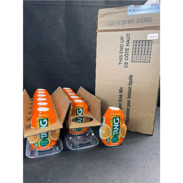 Box of 12 Tang Orange Liquid Drink Mix - 48ml Bottles Each - New Sealed - BB: OC 10/2025