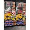 Image 1 : 2 Packs of Assorted Chocolate Bars/Candy - 16 Per Pack - Twix - Mars - Snickers - M&M's - New