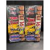 Image 1 : 2 Packs of Assorted Chocolate Bars/Candy - 16 Per Pack - Twix - Mars - Snickers - M&M's - New