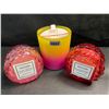 Image 1 : 3 Assorted Scented Candles - Brand New