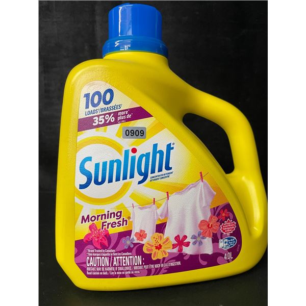 1 Large Jug of Sunlight Morning Fresh Liquid Laundry Detergent - 4.0L (100 Loads) - New