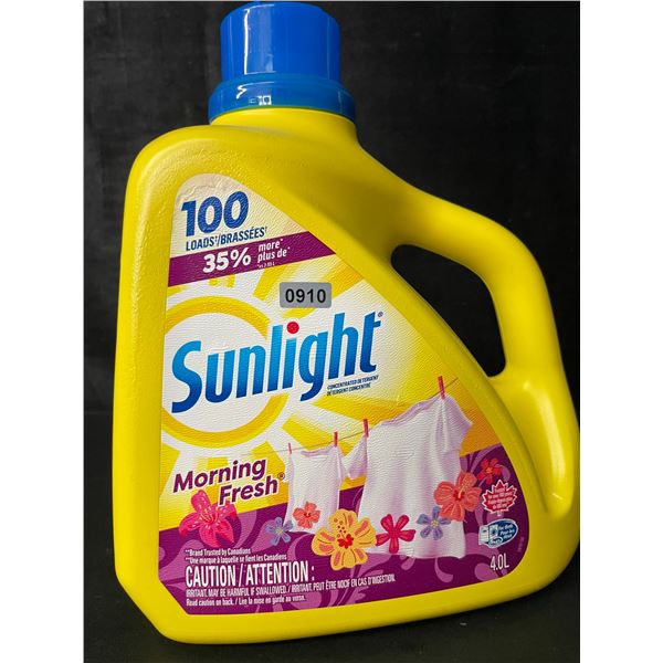 1 Large Jug of Sunlight Morning Fresh Liquid Laundry Detergent - 4.0L (100 Loads) - New
