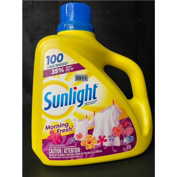 1 Large Jug of Sunlight Morning Fresh Liquid Laundry Detergent - 4.0L (100 Loads) - New