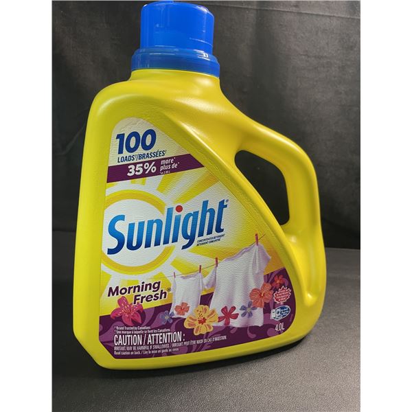 1 Large Jug of Sunlight Morning Fresh Liquid Laundry Detergent - 4.0L (100 Loads) - New