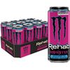 Image 1 : 1 Case of Monster Rehab Energy Drinks - Wild Berry Tea - 12 x 458ml Cans - (BB: AL 10/2026)