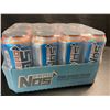 Image 2 : 1 Case of NOS Zero-Sugar Energy Drinks - 12 x 473ml Cans - (BB: MR 09/26)