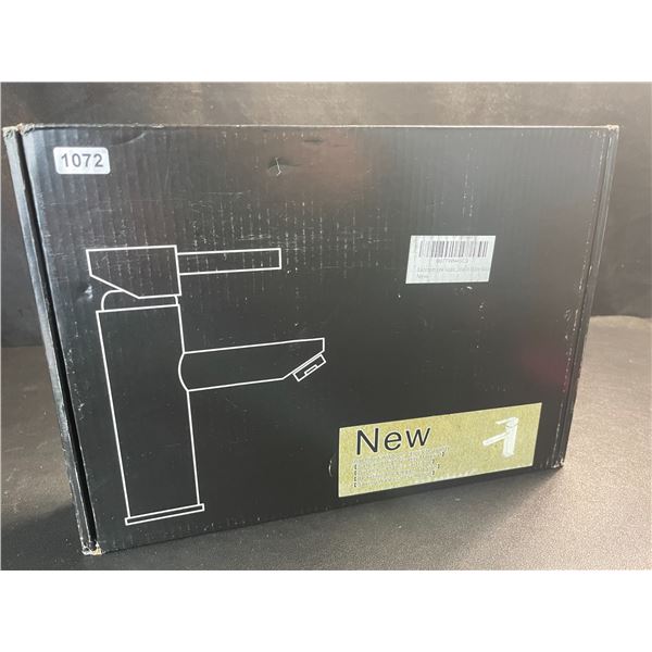 1 Bathroom Sink Faucet Set - Matte Black - New in Box