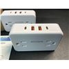 Image 2 : 1 Aicode 2-Pack of Wall Outlet Extenders with USB A and USB C Charge Ports - Brand New