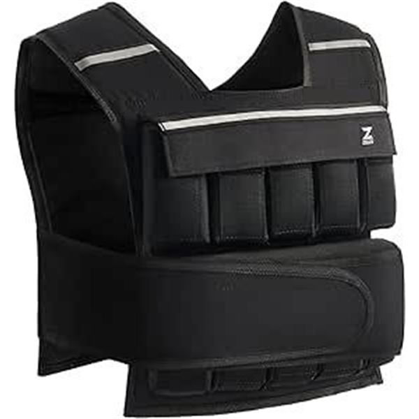 1 Zelus Adjustable Weighted Vest for Men/Women - Weighted Workout Vest - New