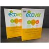 Image 1 : 2 Boxes of Ecover Natural Plant-Based Dishwasher Powder - Citrus - 1.36kg - New Sealed