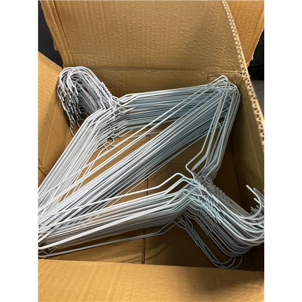 1 Box of Metal Wire Coat Hangers - 100 PCS - New