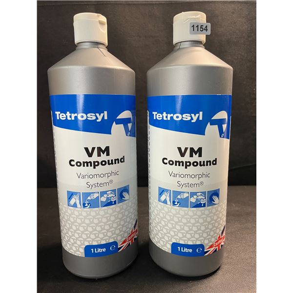 2 Bottles of Tetrosyl VM Compound; Automotive Cutting Compound Variomorphic System - 1L Each - New