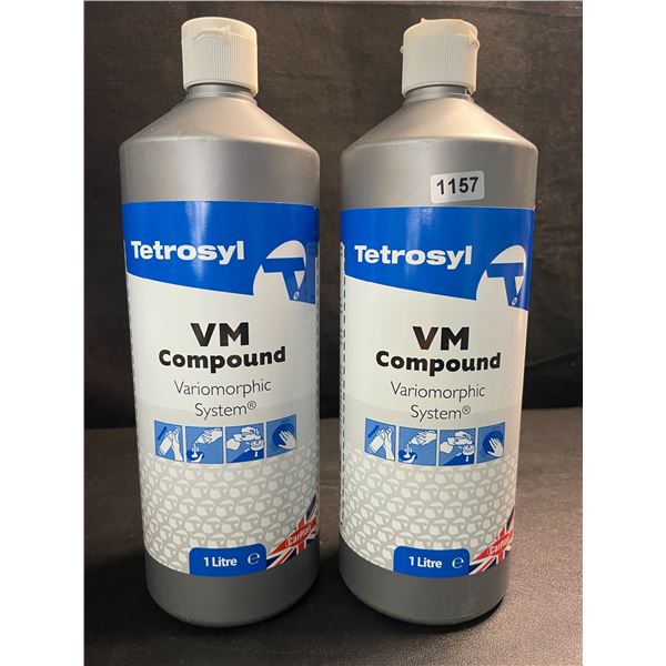 2 Bottles of Tetrosyl VM Compound; Automotive Cutting Compound Variomorphic System - 1L Each - New
