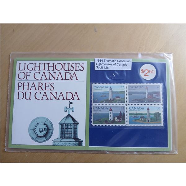 1984 Thematic Collection Lighthouses of Canada