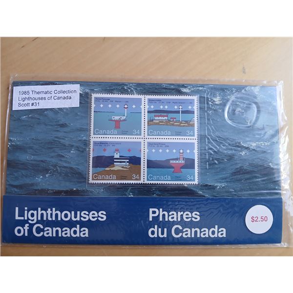 1985 Thematic Collection Lighthouses of Canada