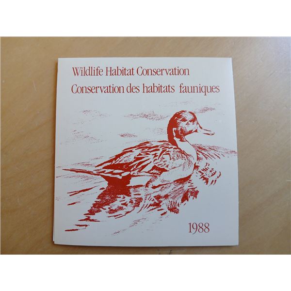 1988 Wildife Conservation $6.50 Stamp