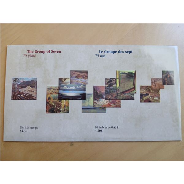 1995 - Group of Seven Booklet (10 x 43Â¢)