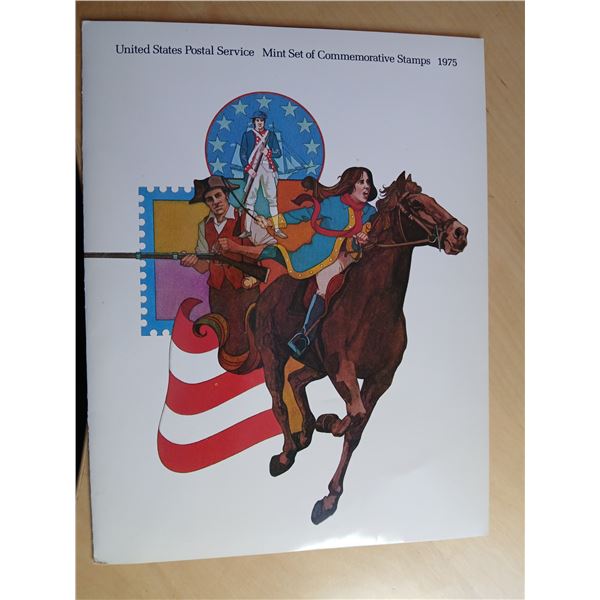 1975 United States Mint Set of  Commemorative Stamps