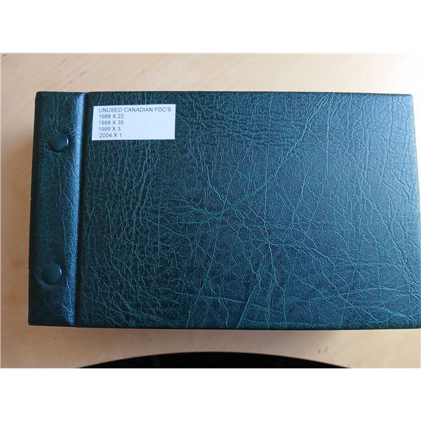 61 Canada Unused First Day Covers - (1988 x 22)(1998 x 35)(1999 x 10)(2004 x 1)
