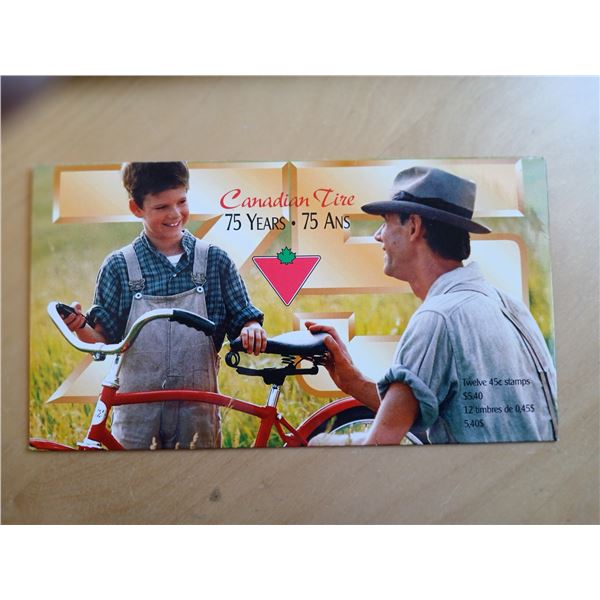 1997 - 75th Anniversary of Canadian Tire Booklet (12 x 47Â¢)