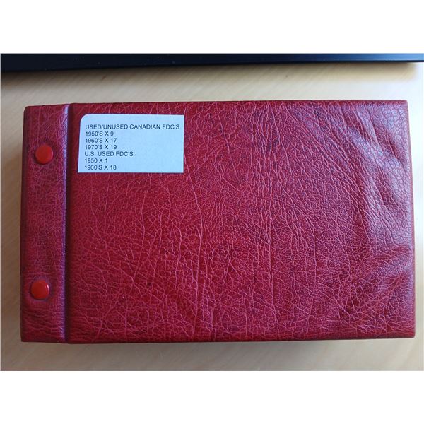 64 Canada/USA First Day Covers (both used and unused)